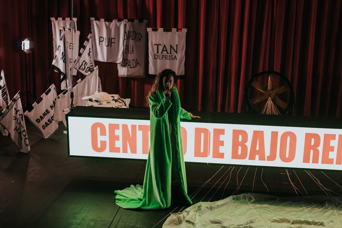 Marta Diez en Concurso de Malos Talentos