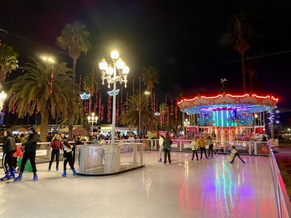 Pista de gel ecològica Port de Barcelona