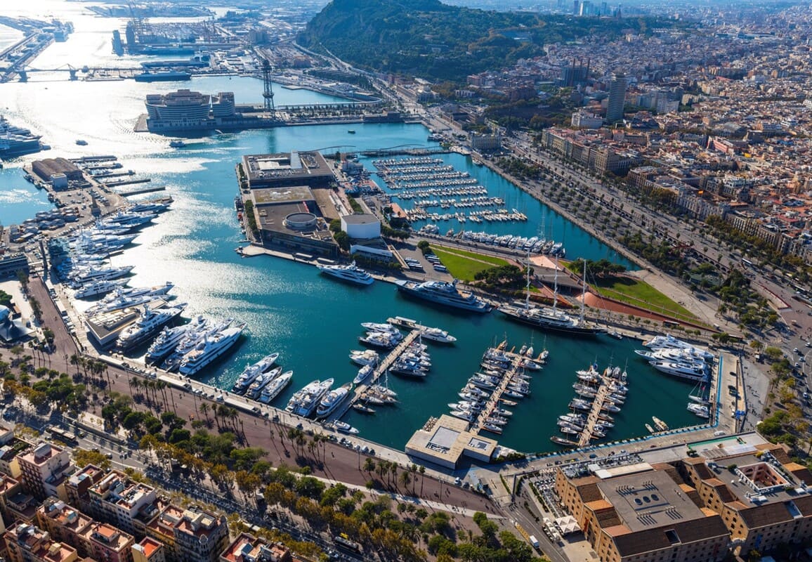 Vista aérea Marina Port Vell