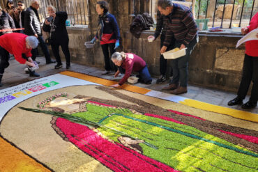 Alfombras de flores