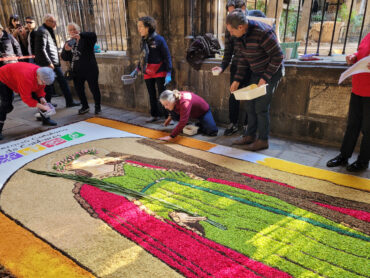 Alfombras de flores