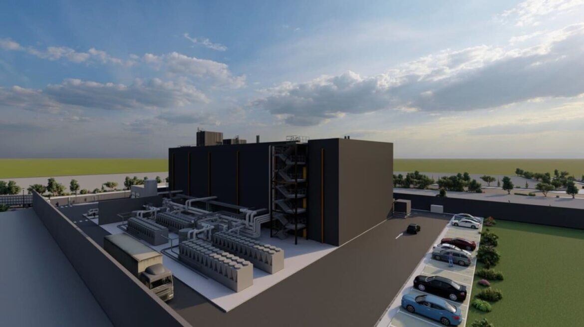Imagen virtual del nuevo centro de datos de Equinix, que se ubicará en L'Hospitalet de Llobregat.