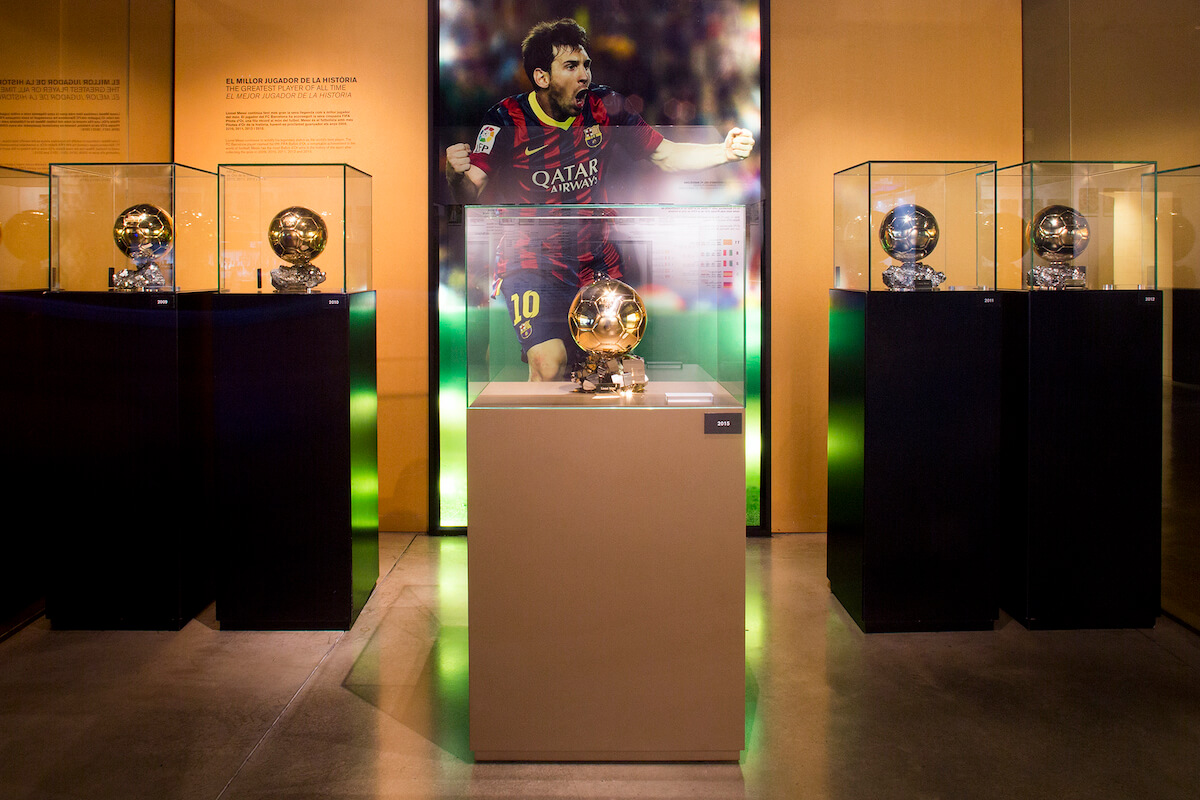 Vitrina Museu Barça Messi