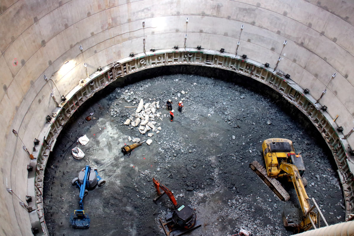 La tuneladora de la Línea 9 llega a las puertas de Sarrià