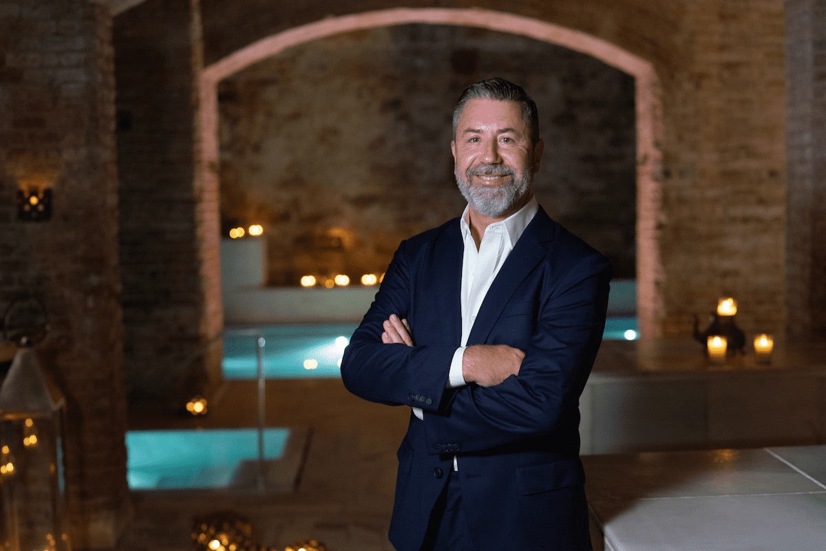 El CEO de Aire Ancient Baths, Amadeo Serra.