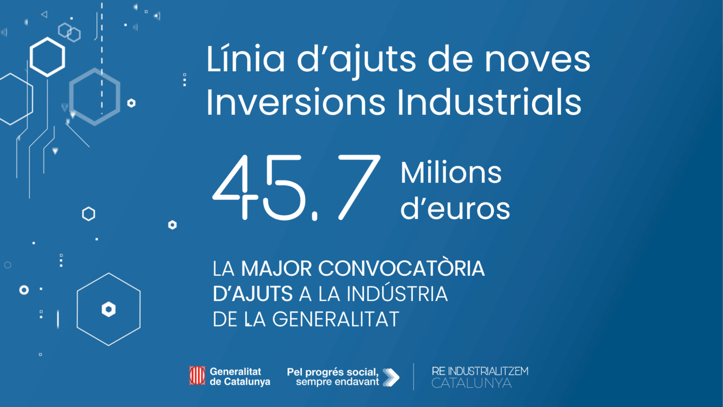 linia ajuts noves inversions industrials