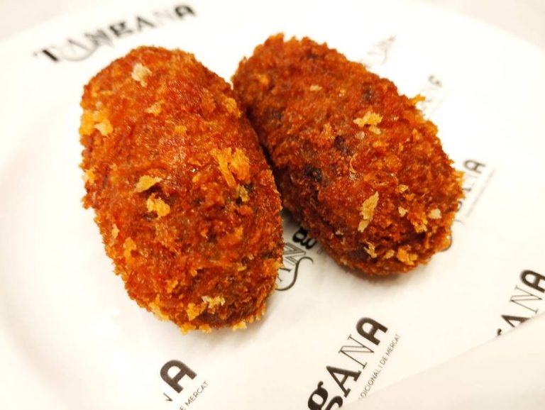 Croquetones de fricandó, en Tangana.