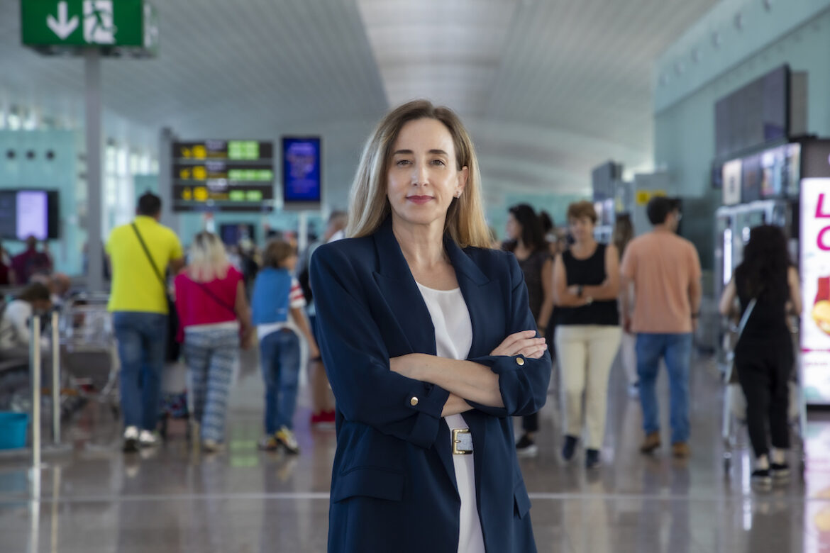 a nueva directora del Aeropuerto de Barcelona El Prat, Eva Valenzuela.