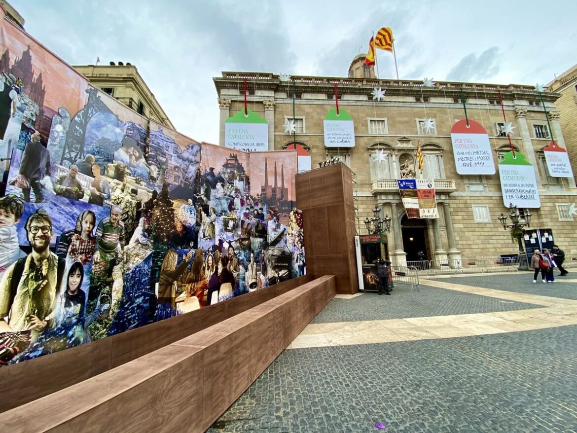 Pessebre Plaça Sant Jaume Navidad 2023