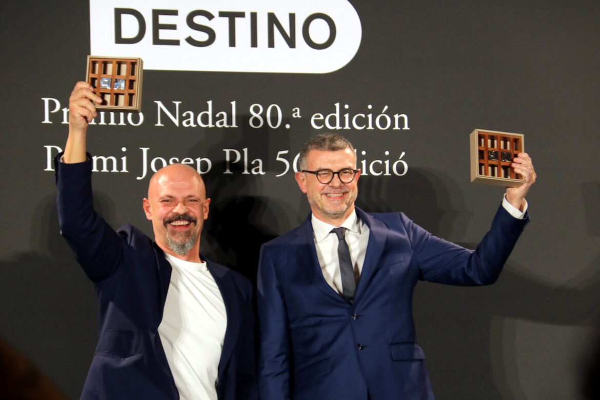 César Pérez Gellida y Jaume Clotet Premio Nadal Premi Josep Pla