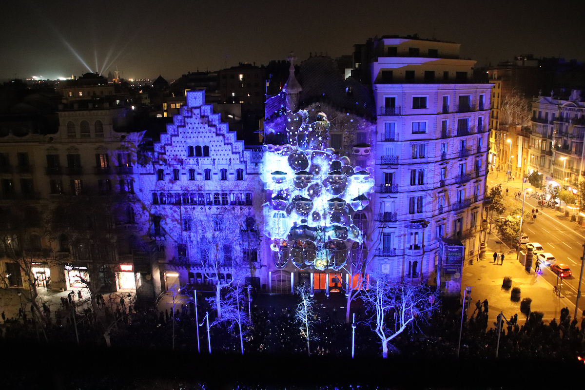 Mapping en la Casa Batlló