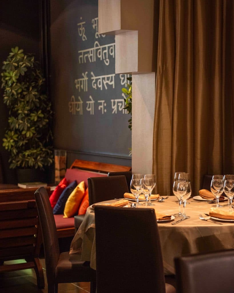cocina hindú Bembi ocupa un espacio selecto y acogedor.