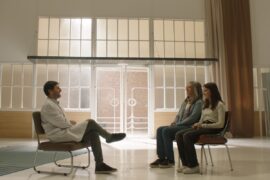El doctor Jesús Quintero y su paciente Martina