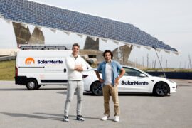 Los fundadores de SolarMente, Wouter Draijer y Victor Gardrinier.
