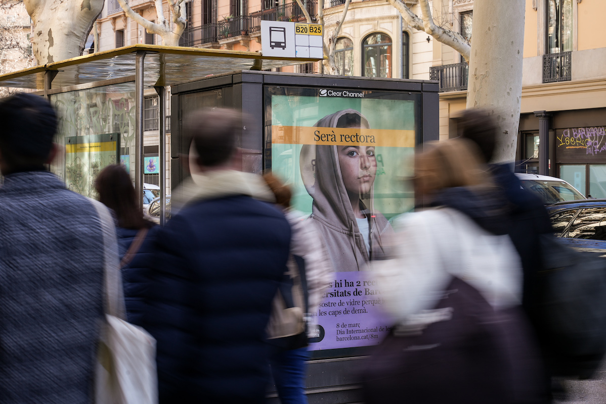 Campanya institucional del 8M de Barcelona