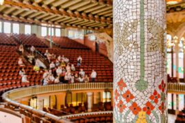 Columnas del Palau de la Música.