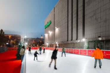 Pista hielo El Corte Inglés Diagonal