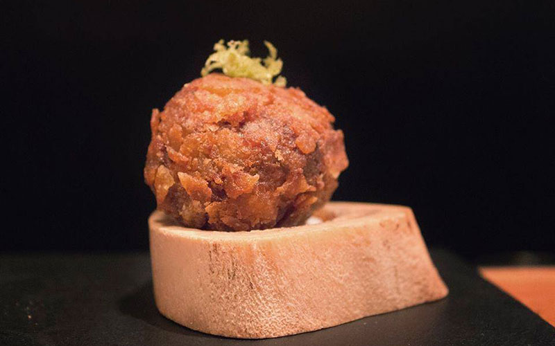 La croqueta de osobuco de My Fucking Restaurant.