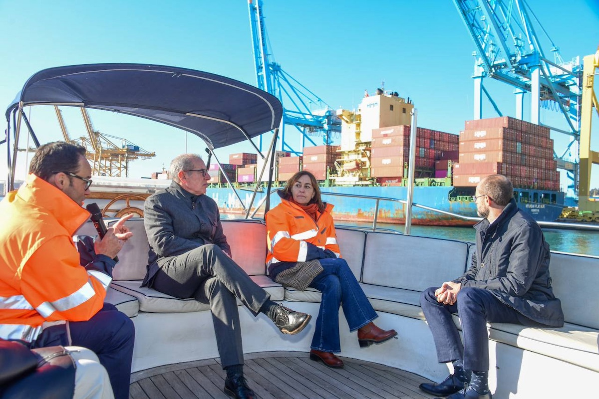 José Alberto Carbonell y Sílvia Paneque, obras accesos puerto