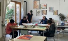 Taller de arte vinculado a Art Singular en Guissona Fundación Josep Santacreu