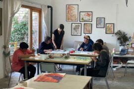 Taller de arte vinculado a Art Singular en Guissona Fundación Josep Santacreu
