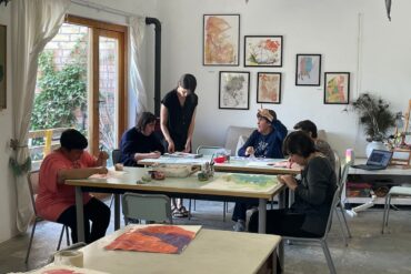 Taller de arte vinculado a Art Singular en Guissona Fundación Josep Santacreu
