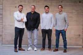 Los cofundadores de Genomawork y el CEO de Redarbor.