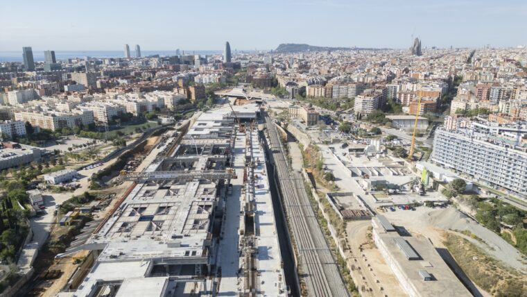 Impulso a la construcción de 2.089 viviendas protegidas al lado de la futura estación de La Sagrera