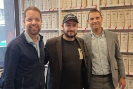 Xavier Capellades, Sergi Sans y Albert Minguez tras la compra de Ecolium por parte de Solfy.
