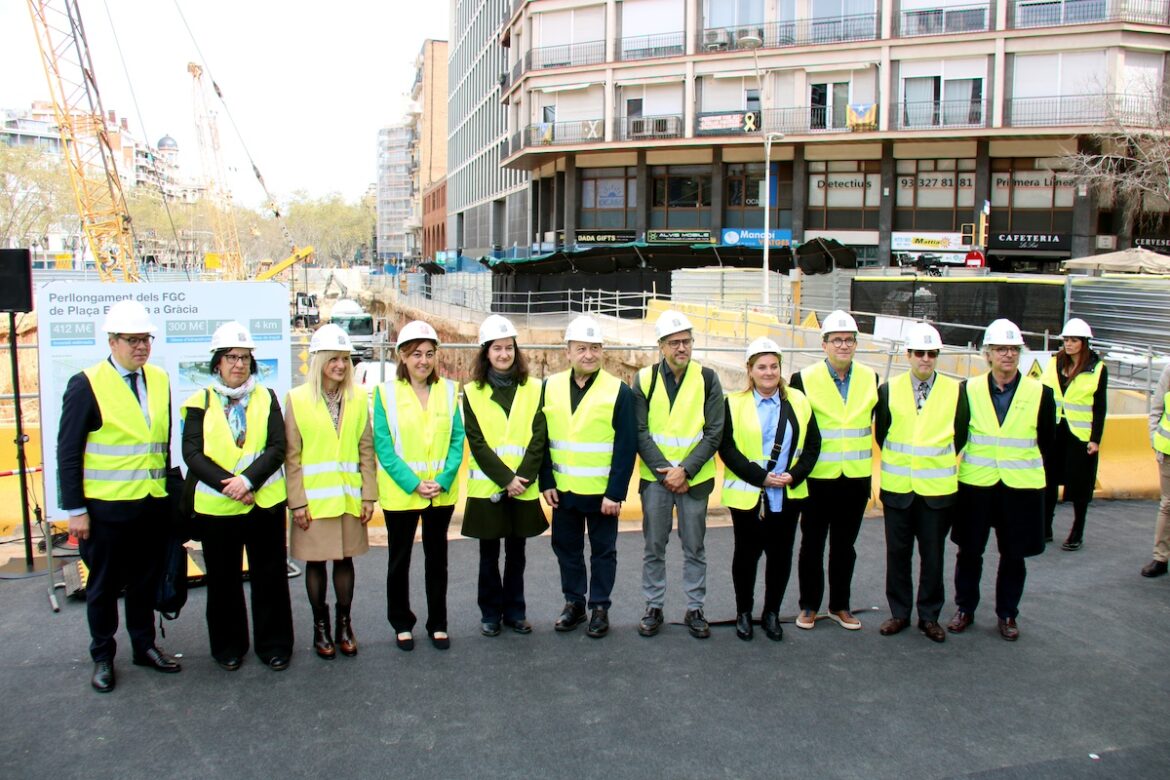 Visita de obras a la L8 de Plaça Espanya por Lluis Sibils