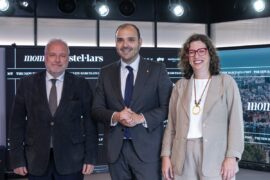 Constantí Serrallonga, Albert Dalmau y Laia Claverol en Moments Estelars de The New Barcelona Post.