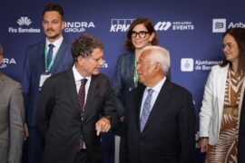 Jaume Guardiola y António Costa en la reunión anual del Cercle d'Economia.