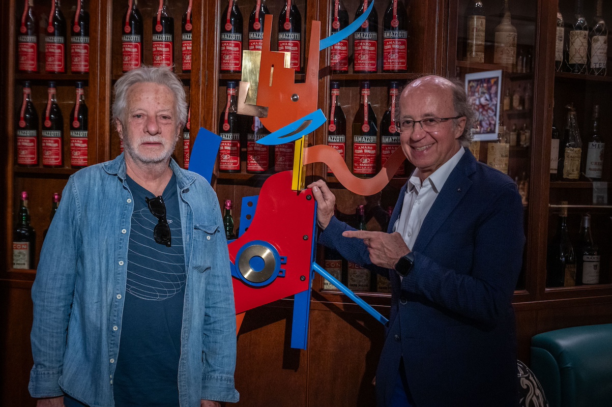 Javier Mariscal y Javier de las Muelas en Dry Martini
