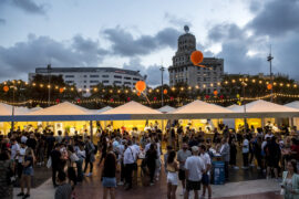 Tast a la Rambla en Plaza Catalunya