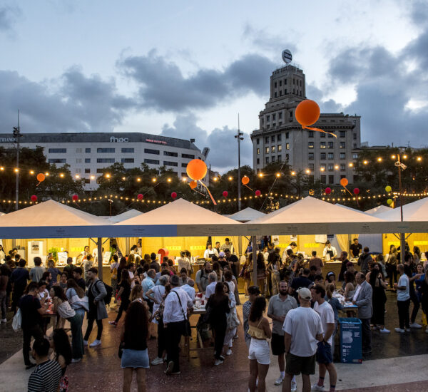 Tast a la Rambla en Plaza Catalunya