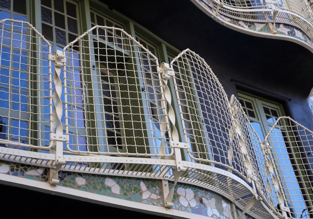 Fachada posterior de la Casa Batlló.