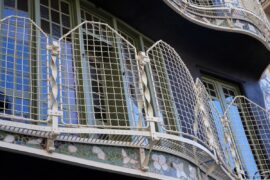 Fachada posterior de la Casa Batlló.