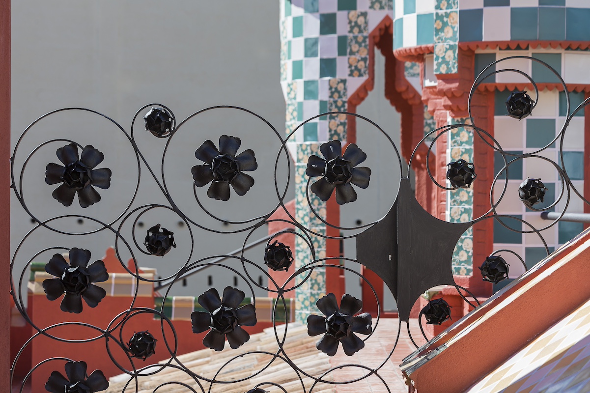 Detalles de la Casa Vicens de Barcelona.
