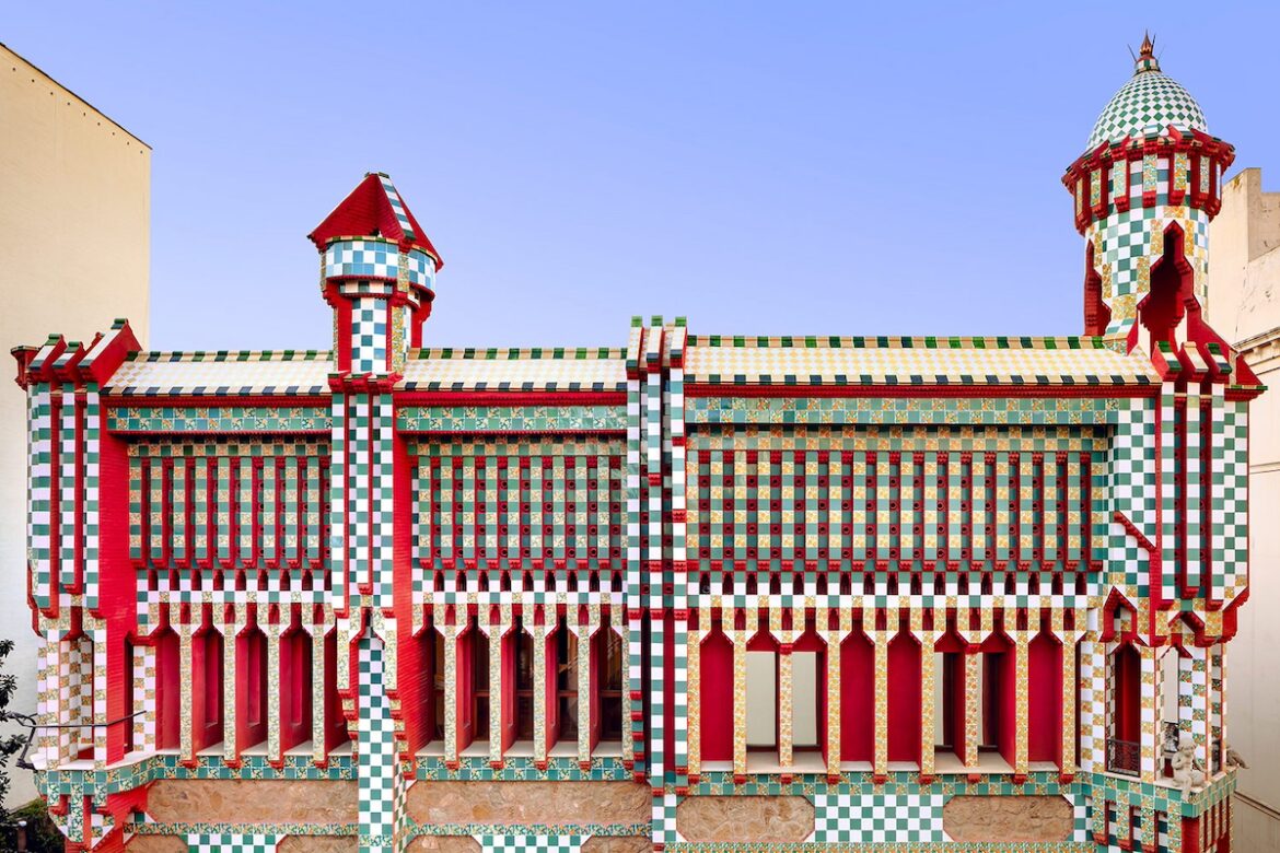 La Casa Vicens, en el barrio de Gràcia de Barcelona.