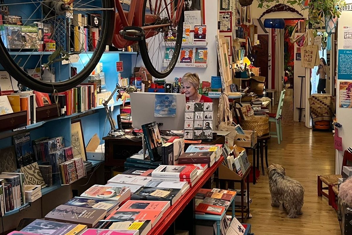 Librería La Nuvole de Gràcia. 