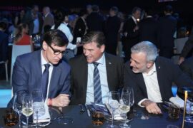 Salvador Illa, Antoni Cañete y Jaume Collboni.