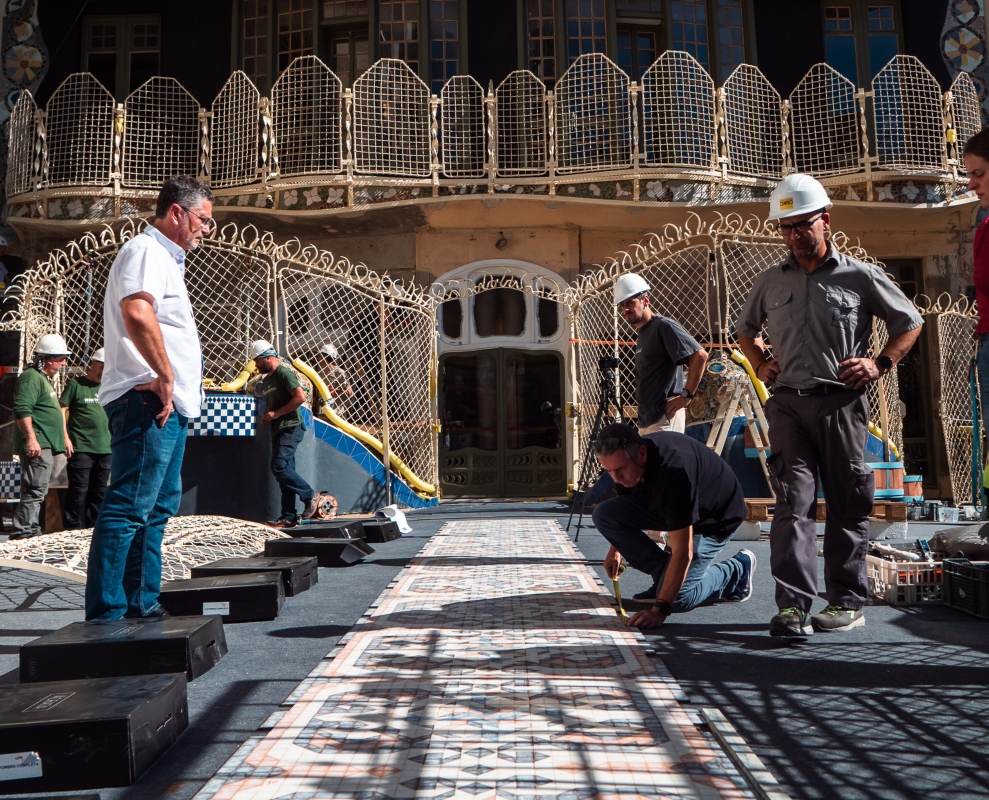 Fachada trasera de la Casa Batlló