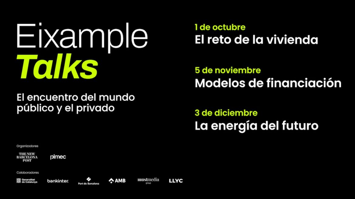 El nuevo ciclo Eixample Talks, organizado por The New Barcelona Post y Pimec.