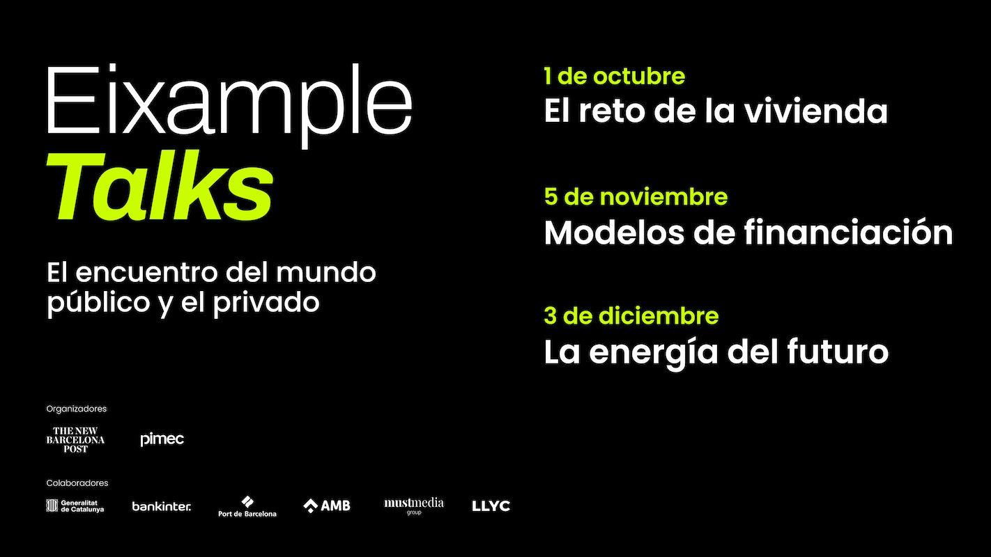El nuevo ciclo Eixample Talks, organizado por The New Barcelona Post y Pimec.