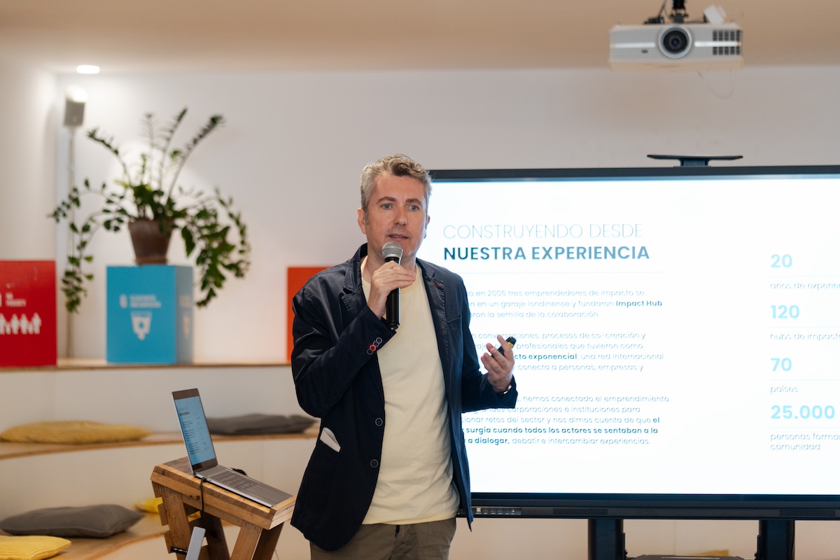 Ramón López de Impact Hub. 