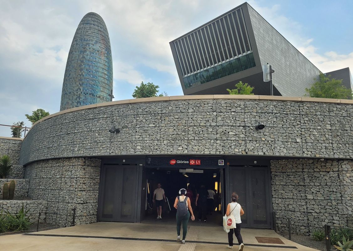 Plaza Glòries de Barcelona.