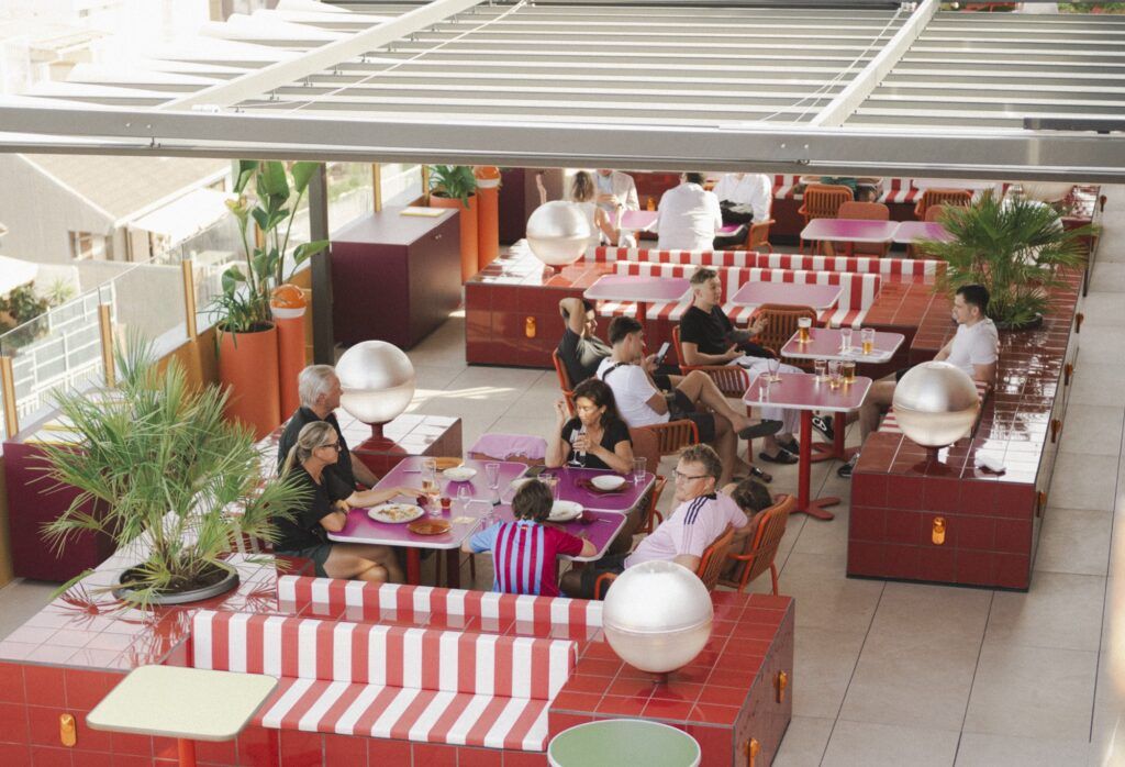 Terraza del restaurante Bonavista.