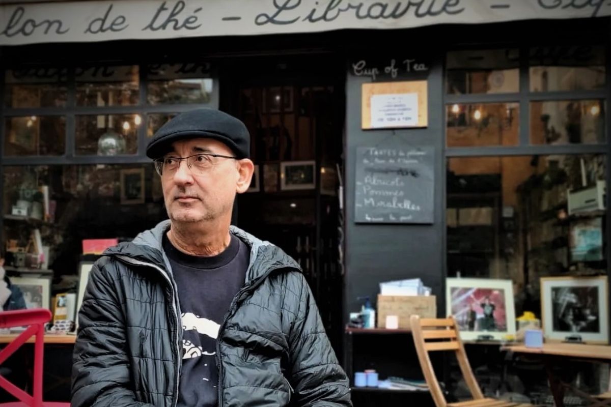 Jaume Benavente en uno de sus viajes.