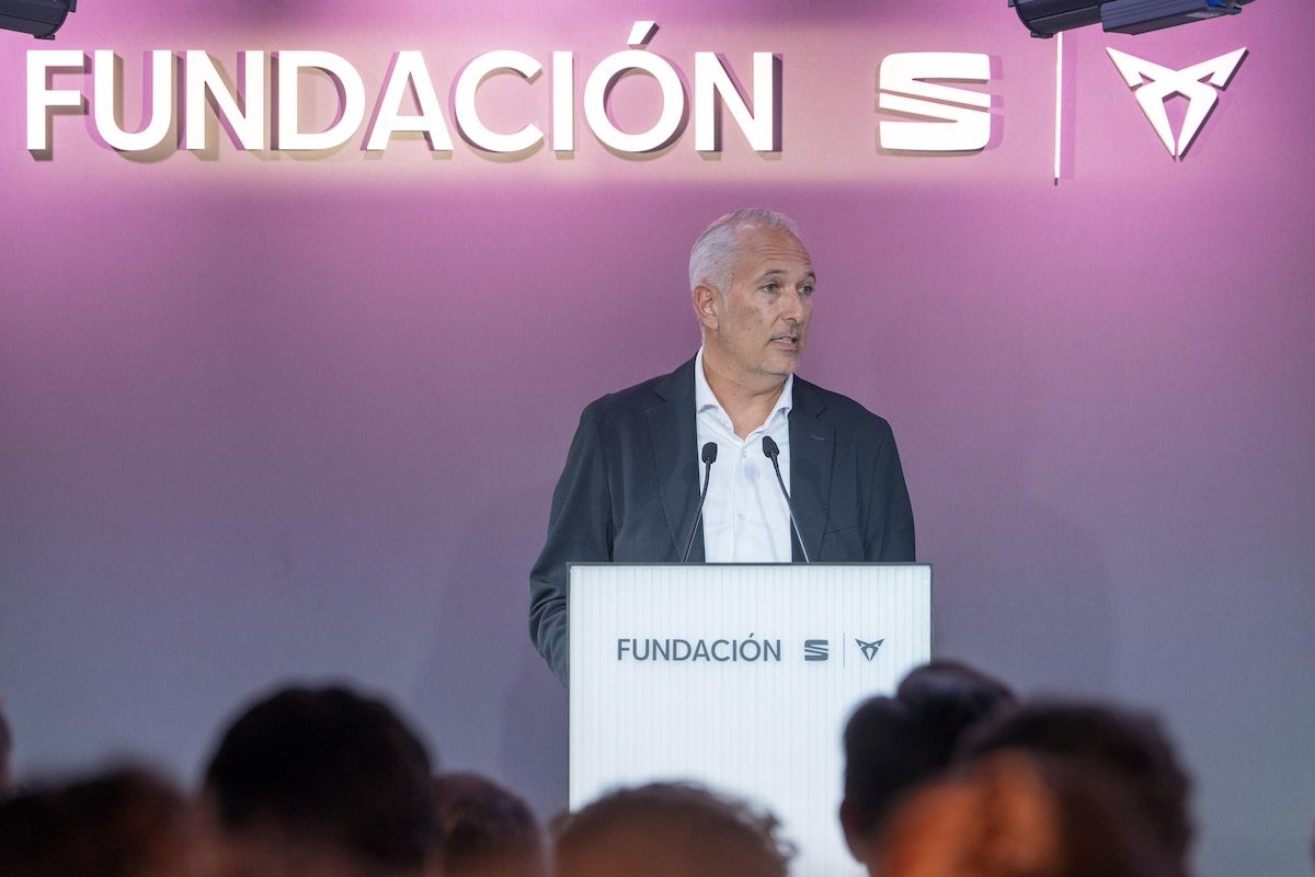Markus Haupt en la presentación de la Fundación Seat Cupra