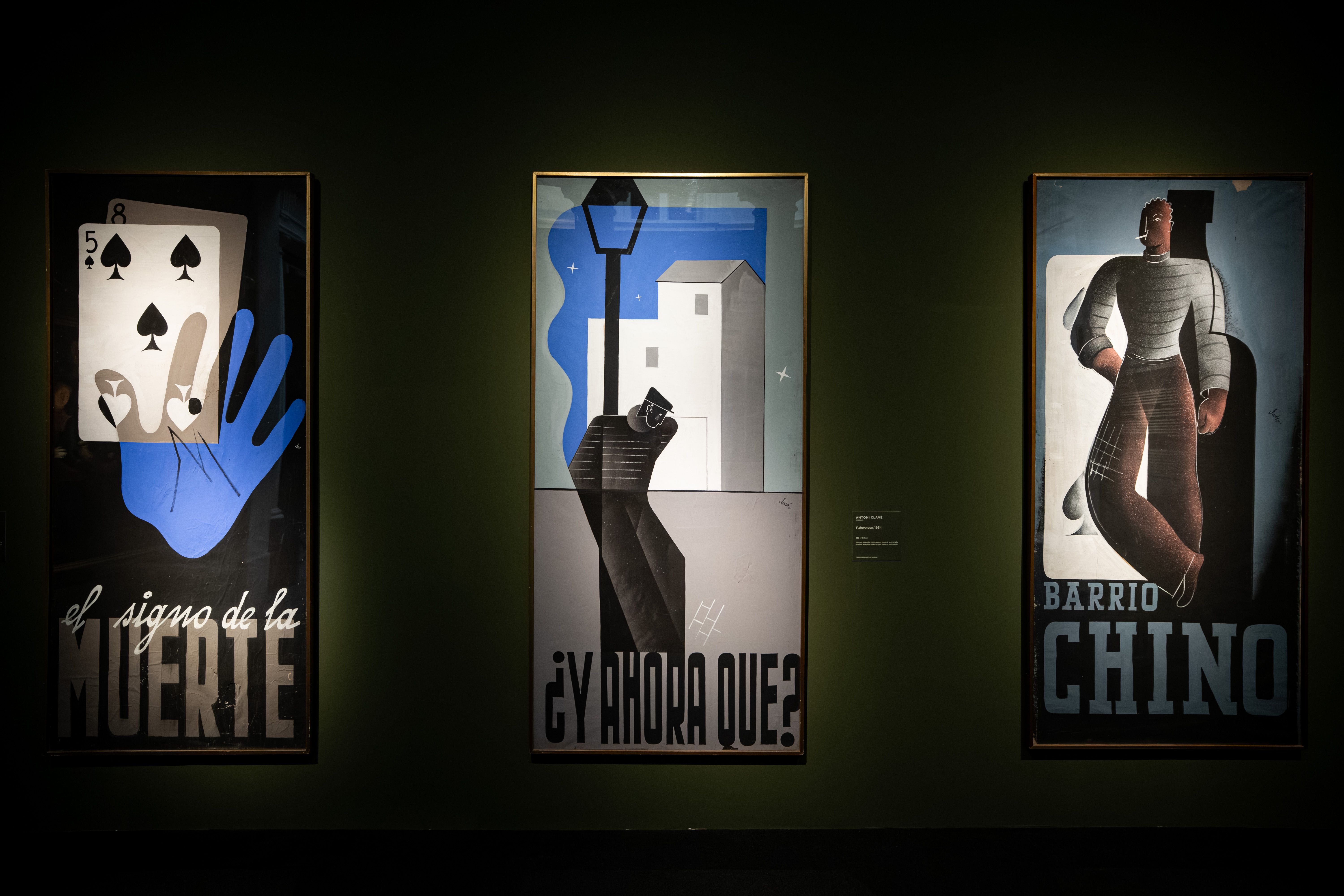 Cartells de cinema d'Antoni Clavé en el Palau Martorell